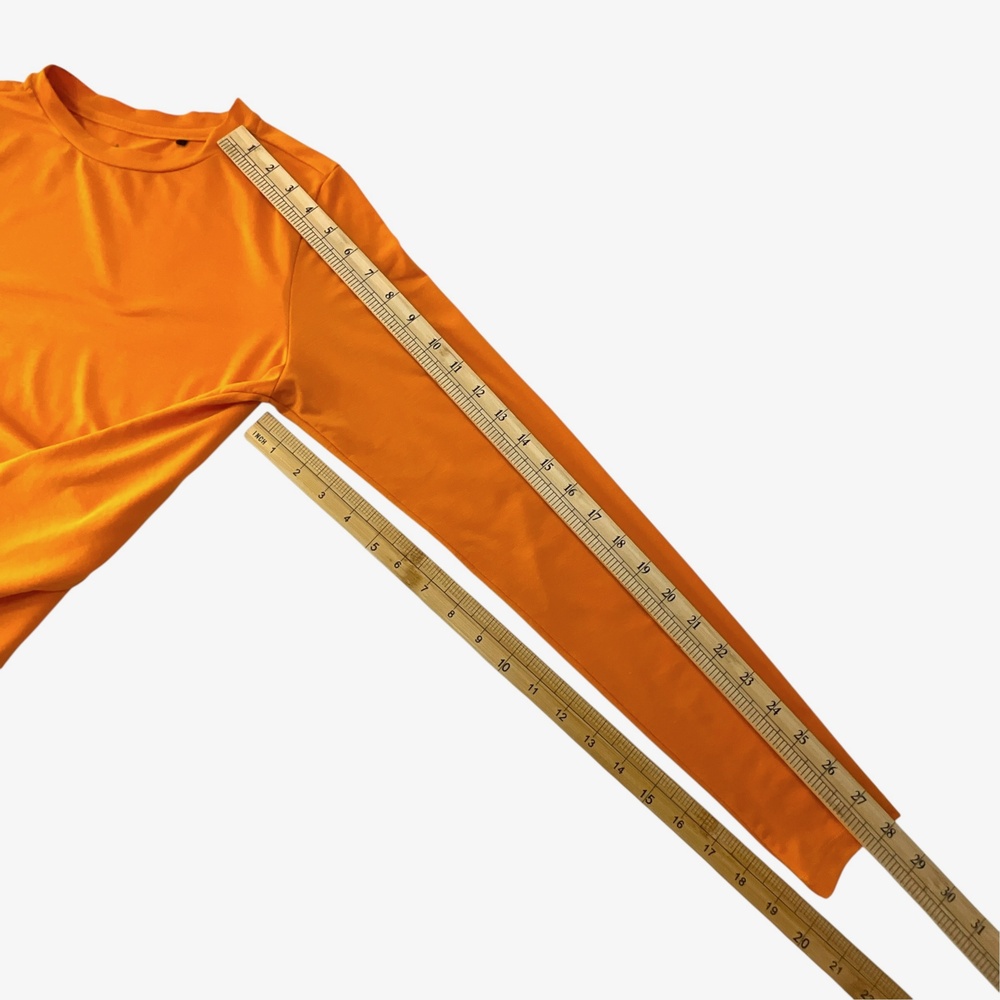 Cotopaxi Long Sleeve Shirt Womens XS Orange Crew Neck Stretch Tagless Top - Picture 8 of 11
